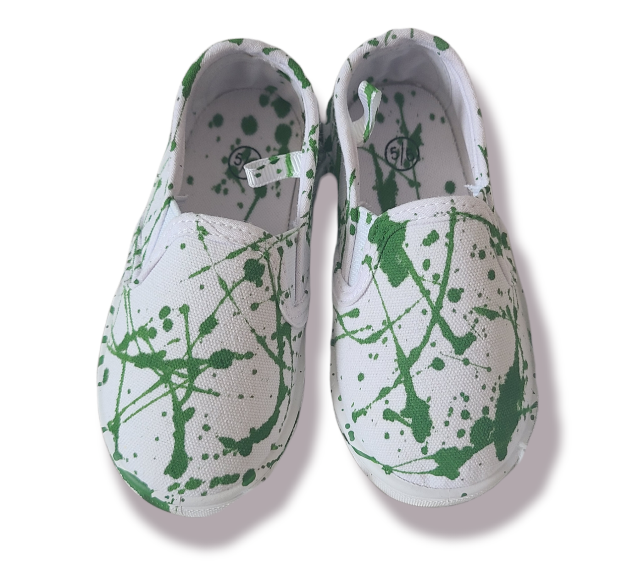 St. Patrick's Splatter Shoes