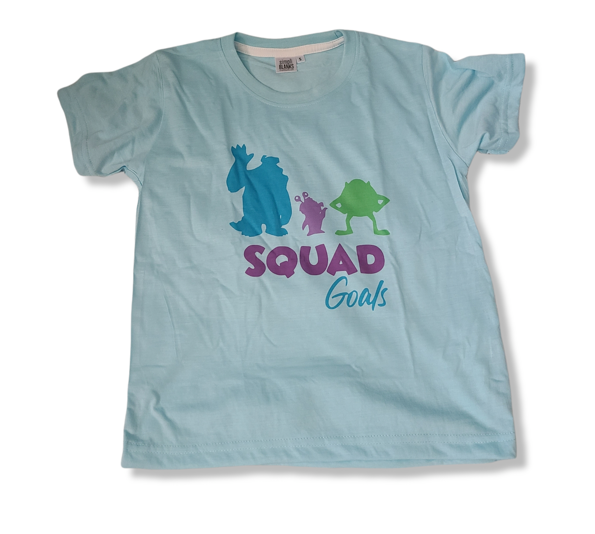 Squad Goals Monsters Inc Boys Shirt Girls Shirt Ladies Shirt Mens Shirt