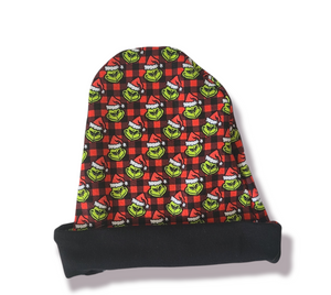 Grinch Buffalo Plaid Handmade Christmas