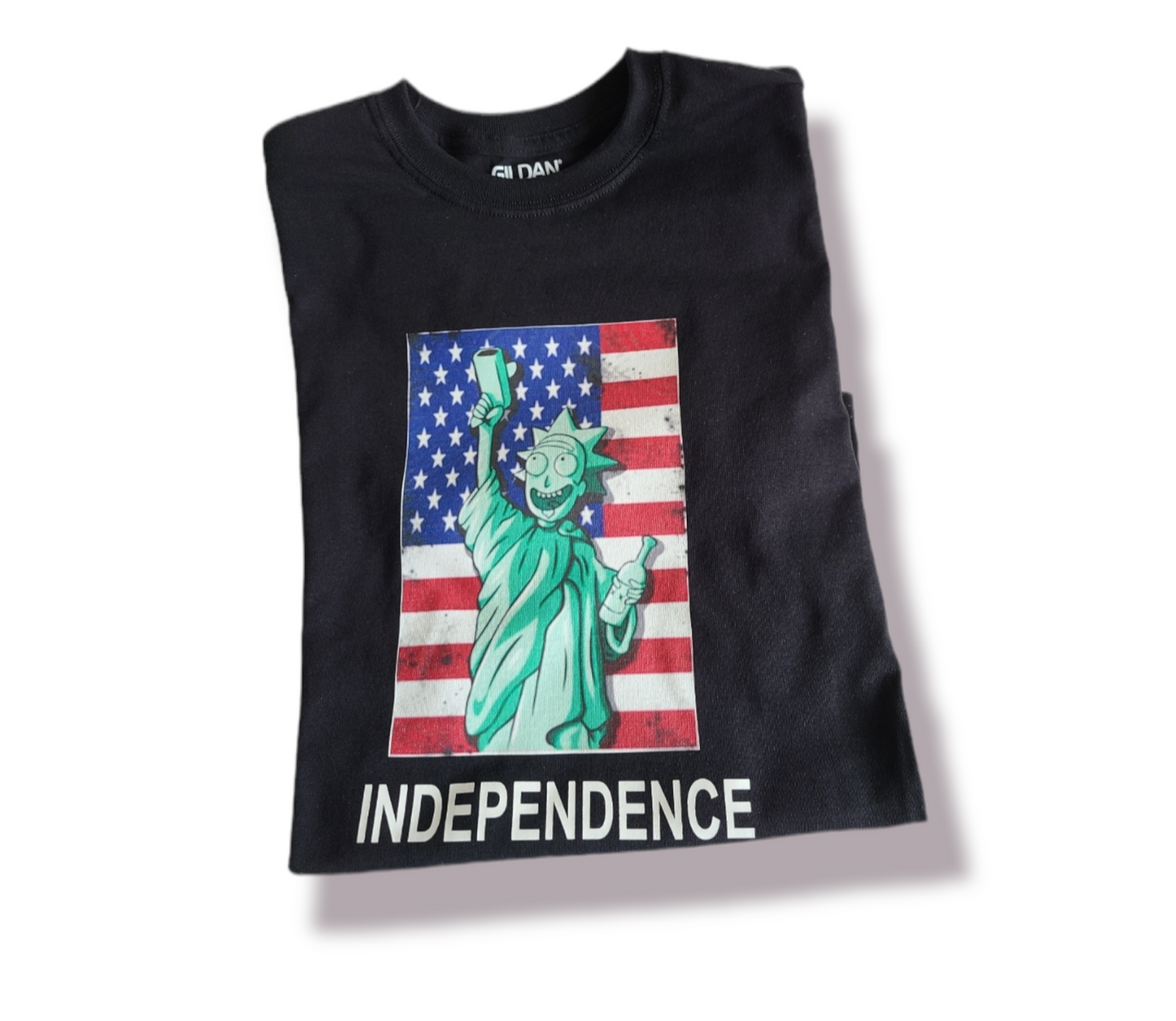 Ricky & Morty Independence Mens Shirt 4th of July