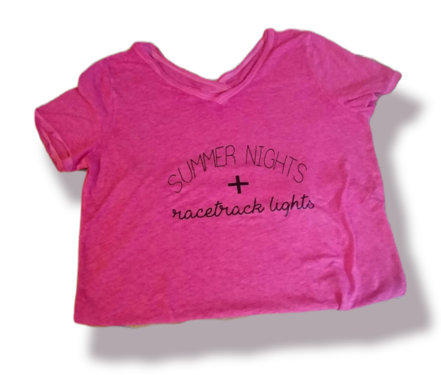 Summer Nights + Racetrack Lights Ladies Shirt