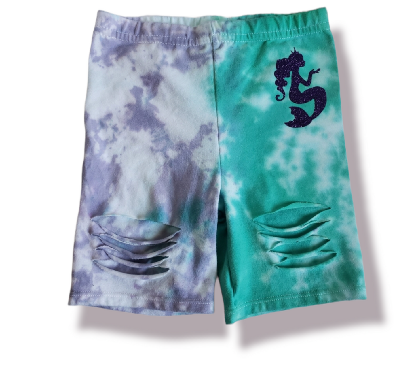 Tie Dye Girls Biker Shorts