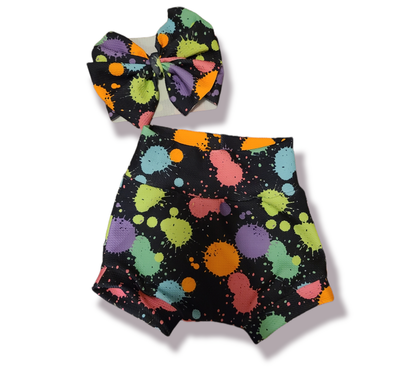 Neon Splatter Handmade
