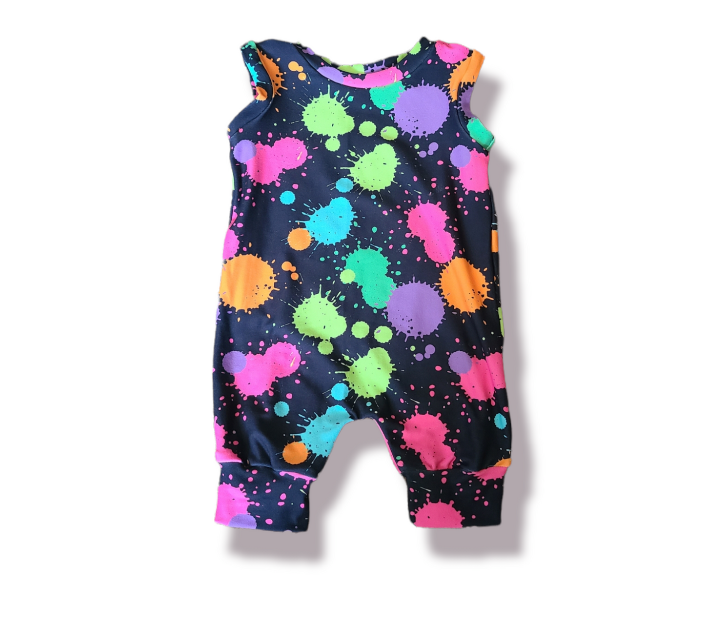 Neon Splatter Handmade