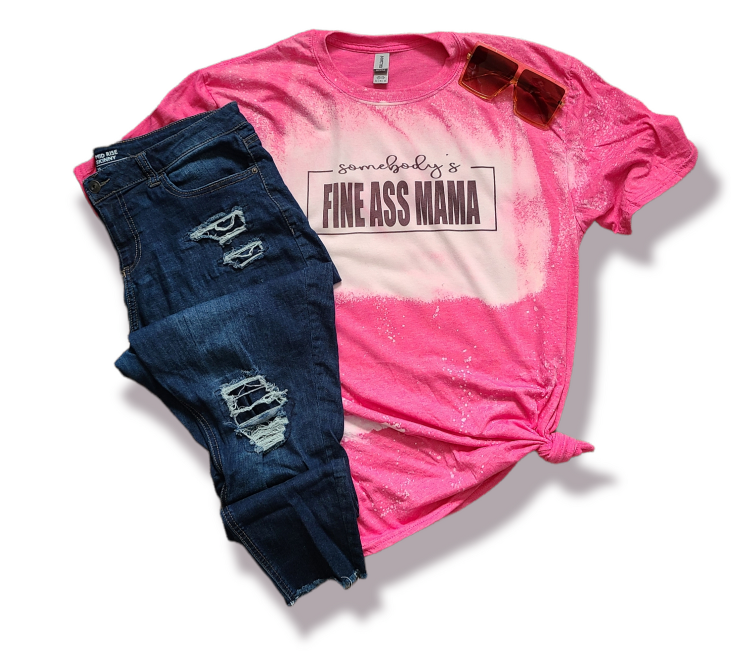Somebody's Fine Ass Mama Ladies Shirt