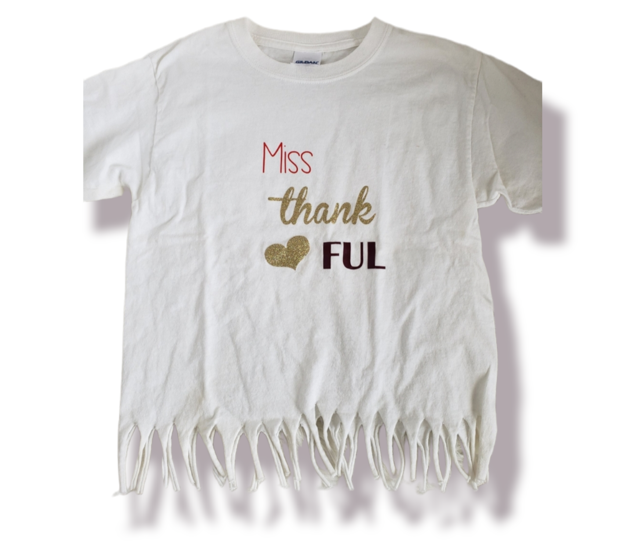 Miss Thankful Girls Shirt Fall Thanksgiving