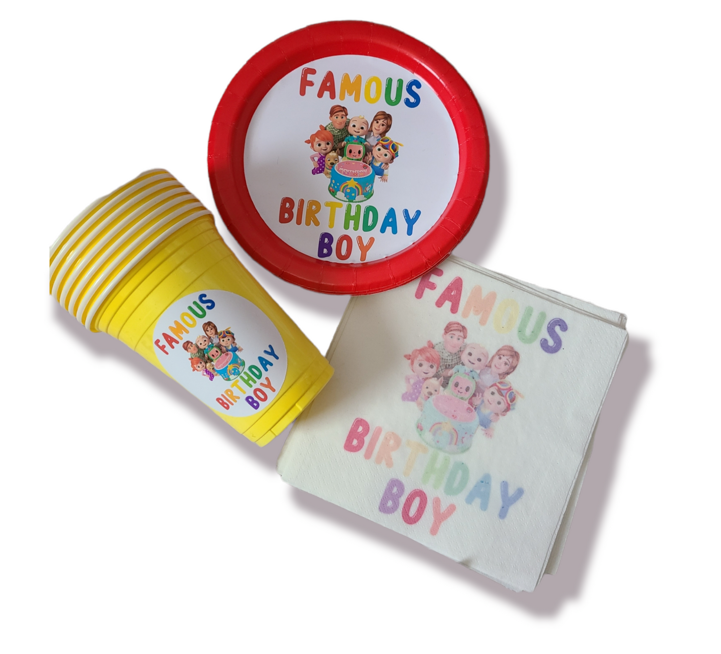 Personalized Cocomelon Party Supplies