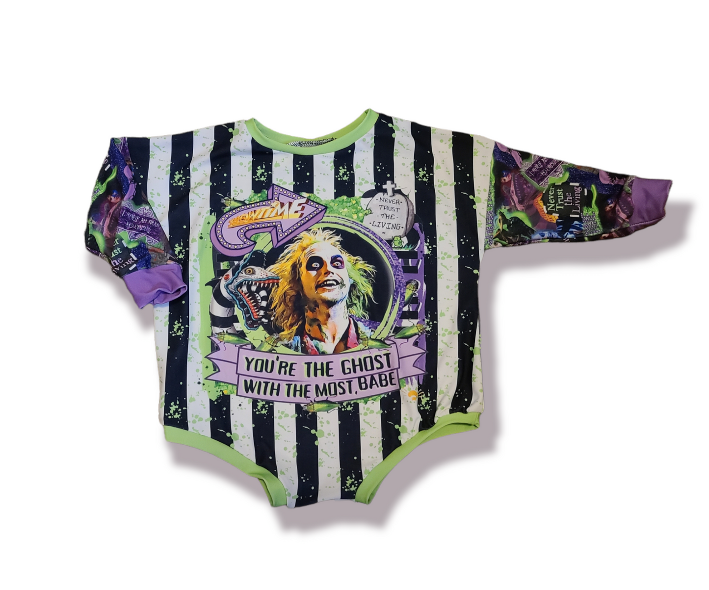 Beetlejuice Sweater Romper Halloween