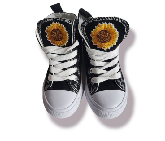 Sunflower High Tops Shoes