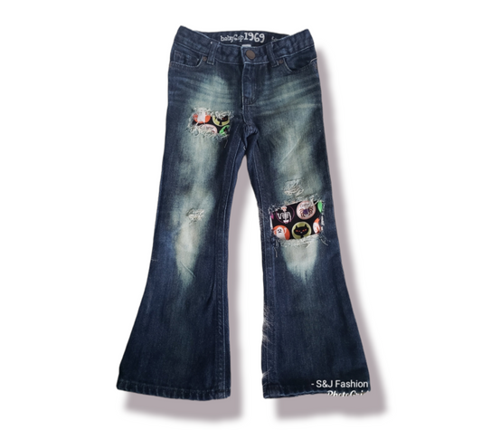 Halloween Girls Distressed Jeans