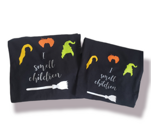 I Smell Children Girls Shirt Halloween Hocus Pocus