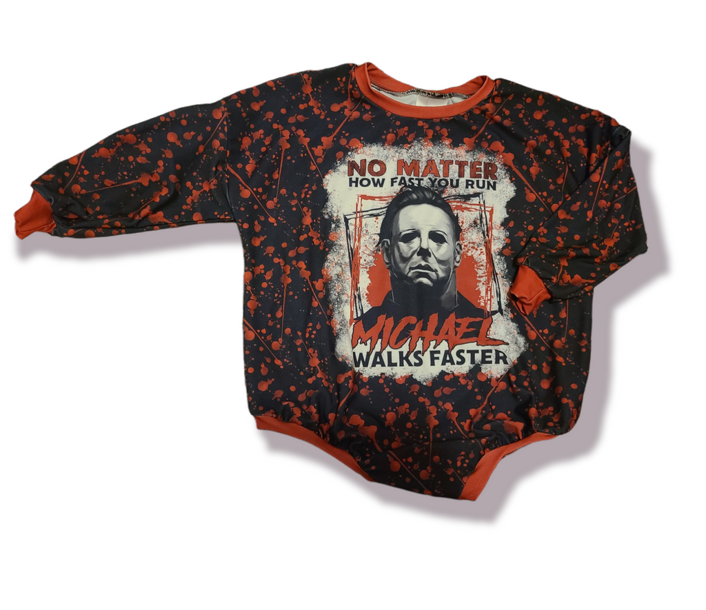 Michael Myers Sweater Romper Halloween