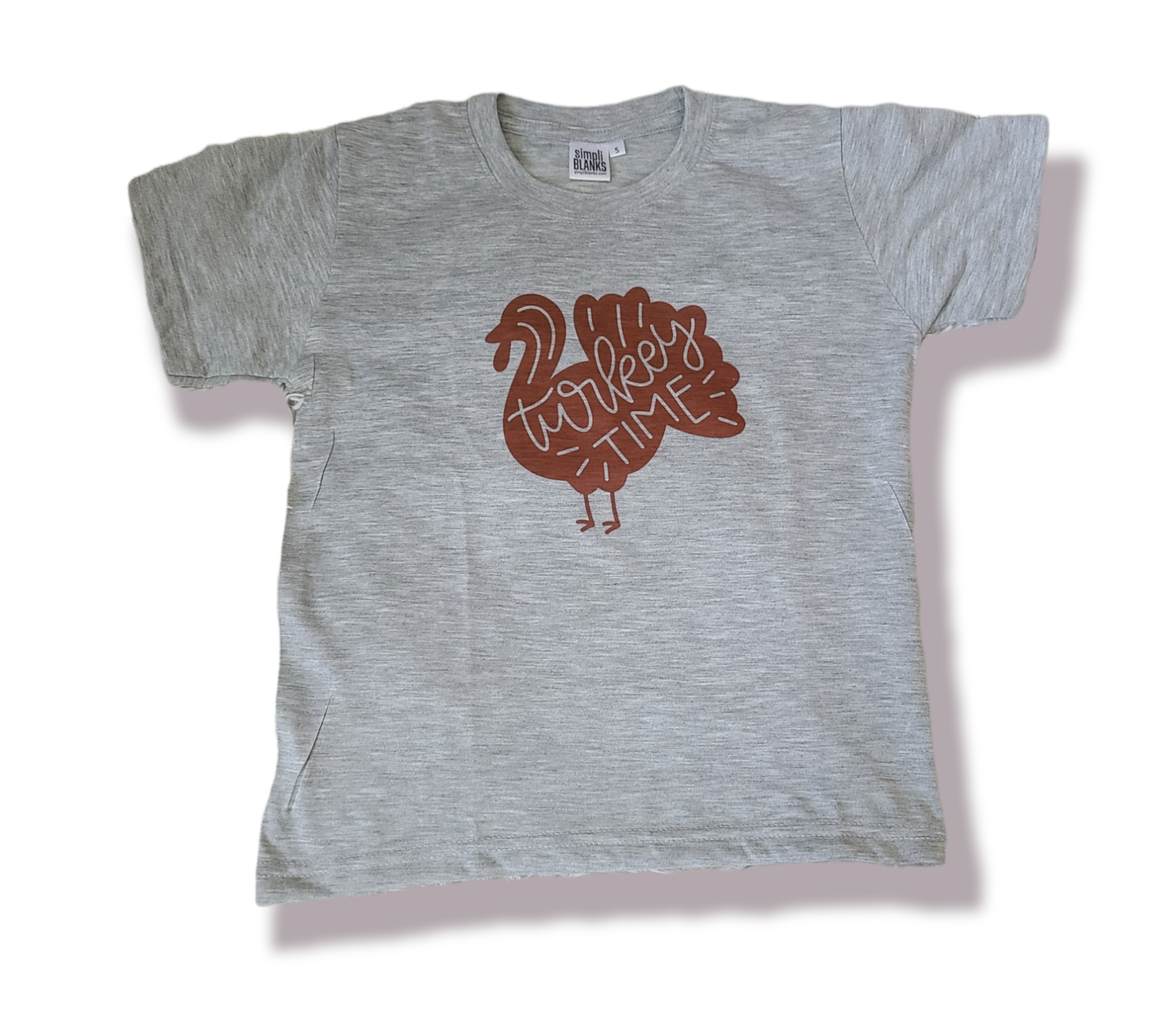 Turkey Time Thanksgiving Fall Boys Shirt Girls Shirt