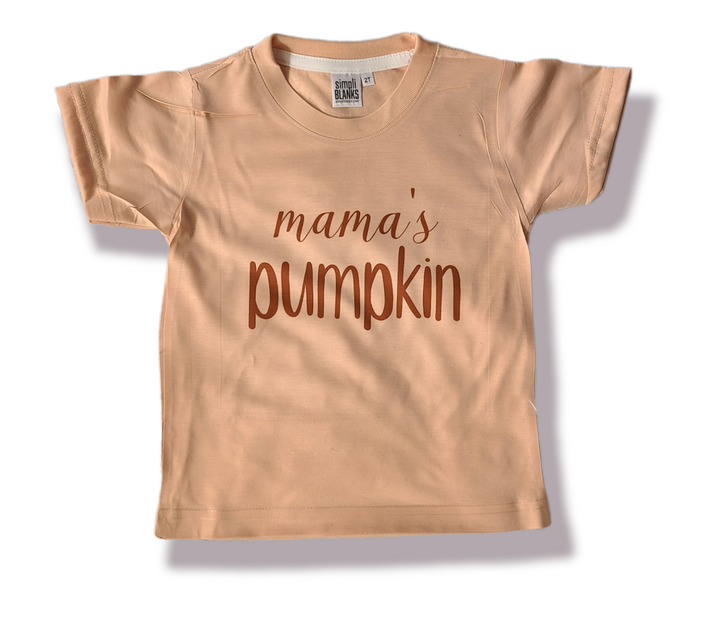 Mama's Pumpkin Fall Girls Shirt Boys Shirt