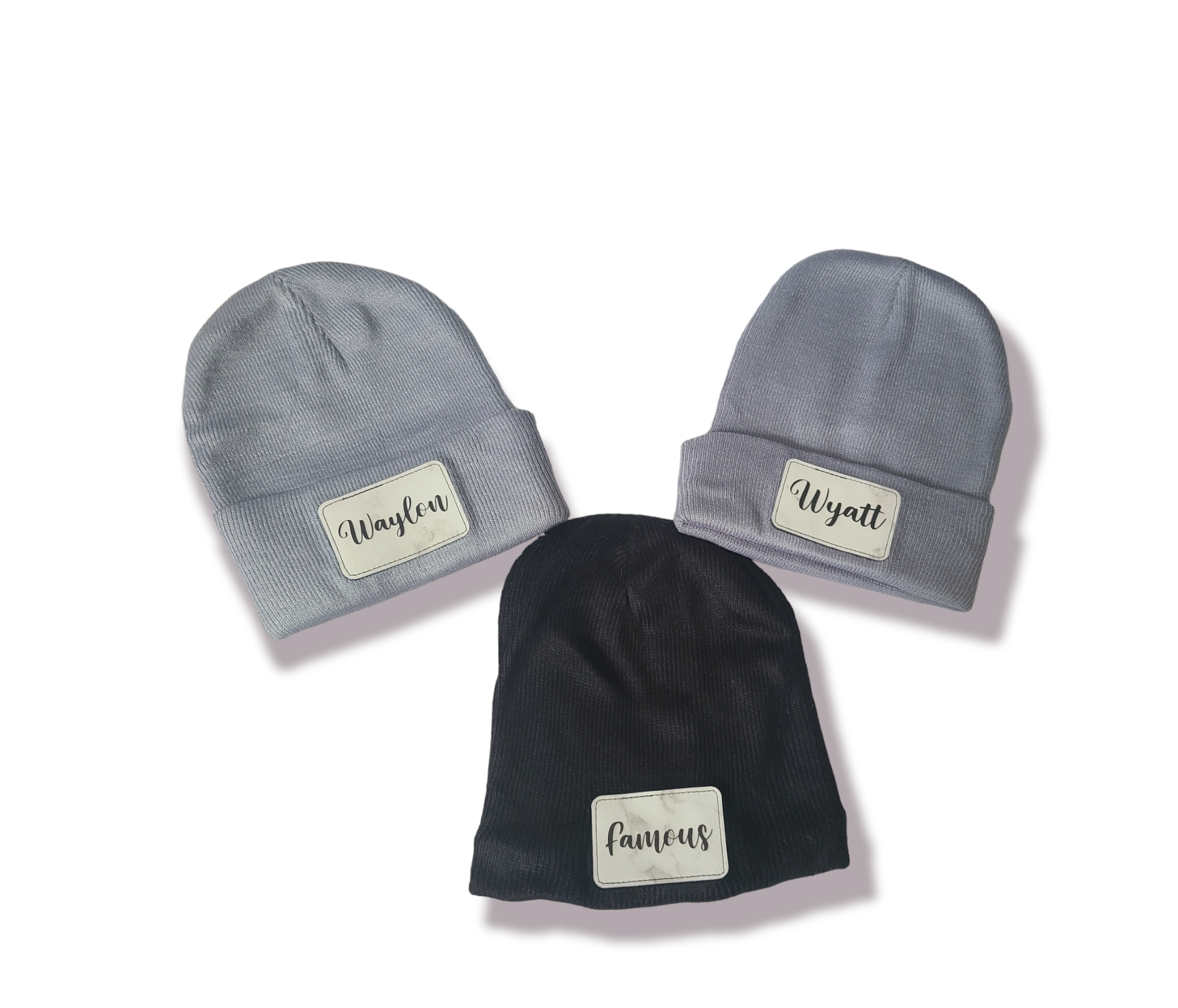 Personalized Patch Name Beanie