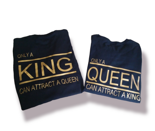 King & Queen Mens Shirts Ladies Shirt