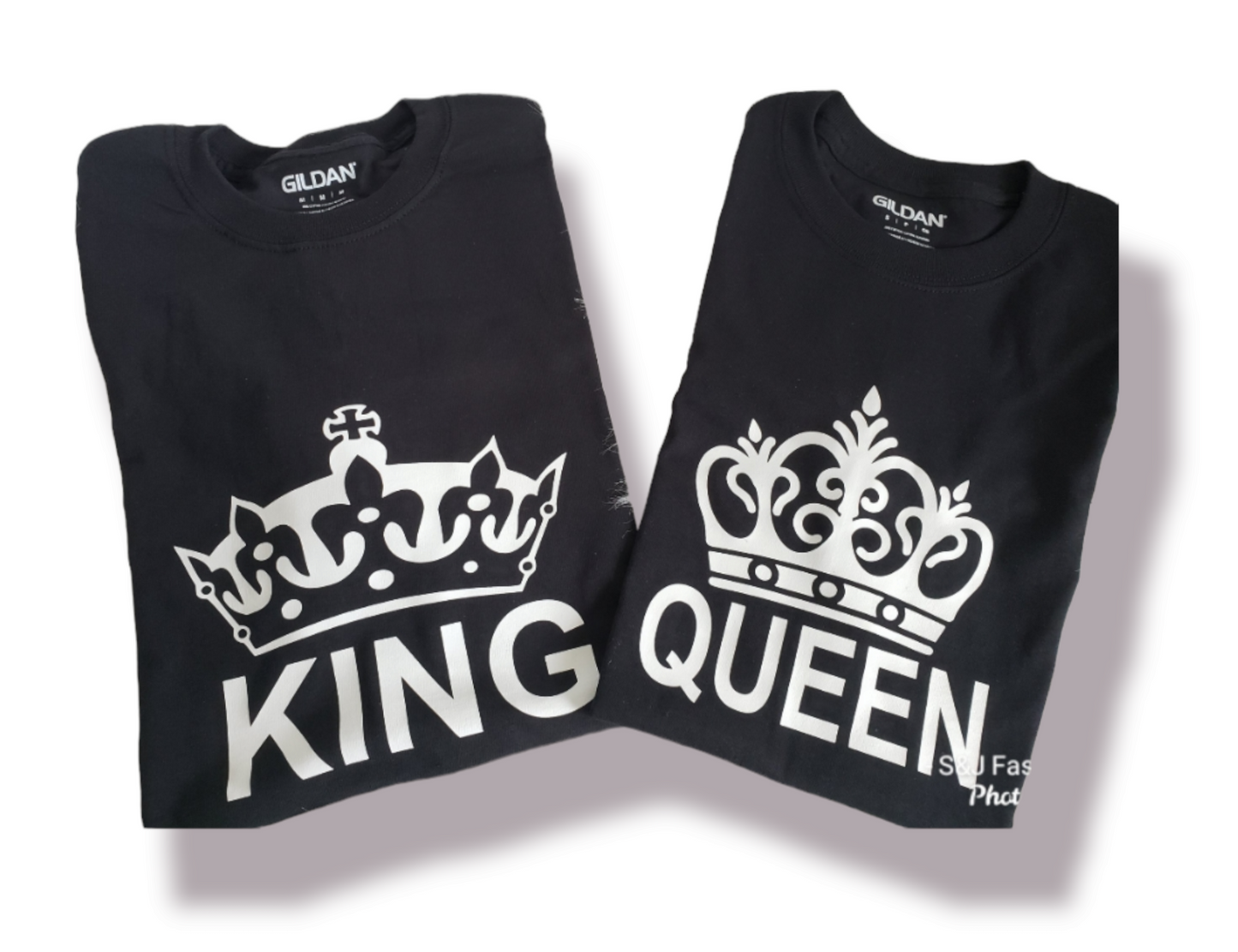 King Queen Hubby Wifey Ladies Shirt Mens Shirt
