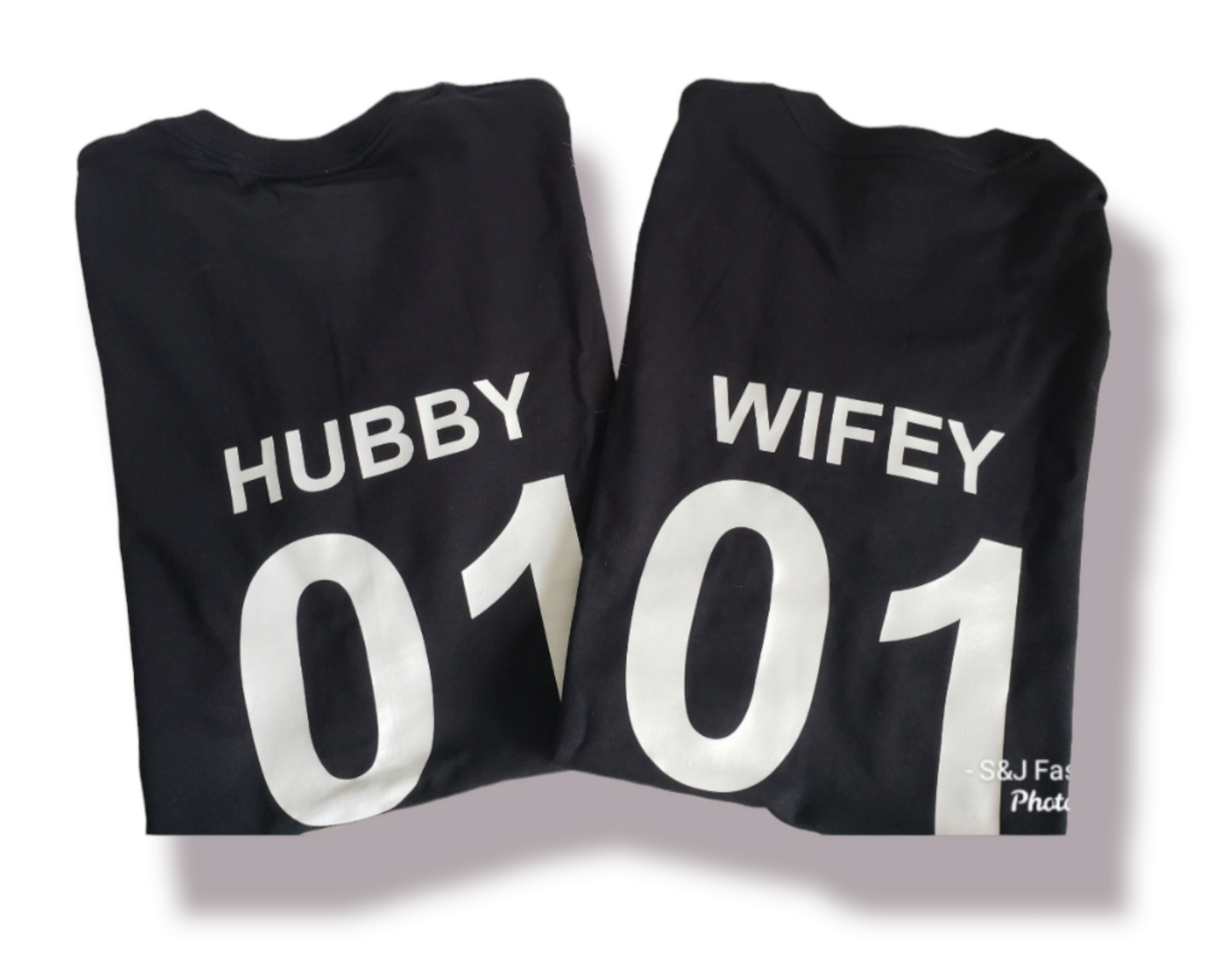King Queen Hubby Wifey Ladies Shirt Mens Shirt