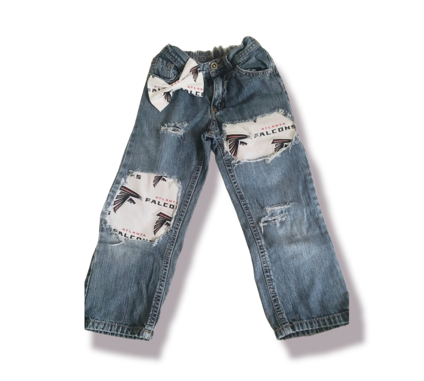 NFL ATL Girls Distressed Jeans Boys Distressed Jeans