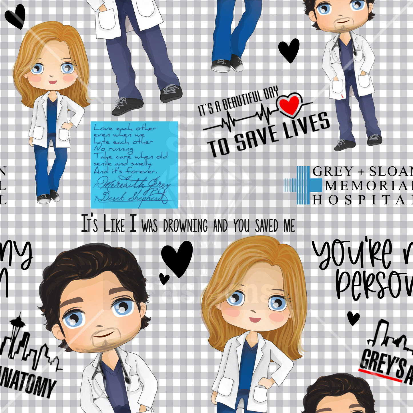 Grey's Anatomy Handmade