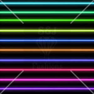 Neon Stripes Handmade