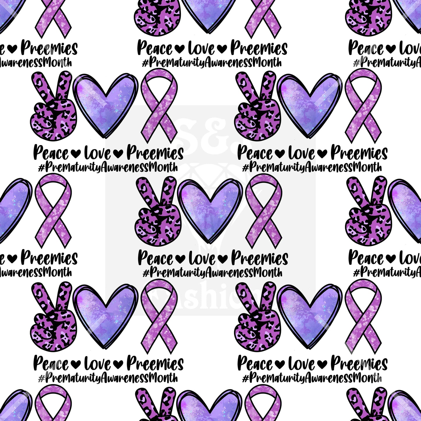 Peace love preemie Handmade