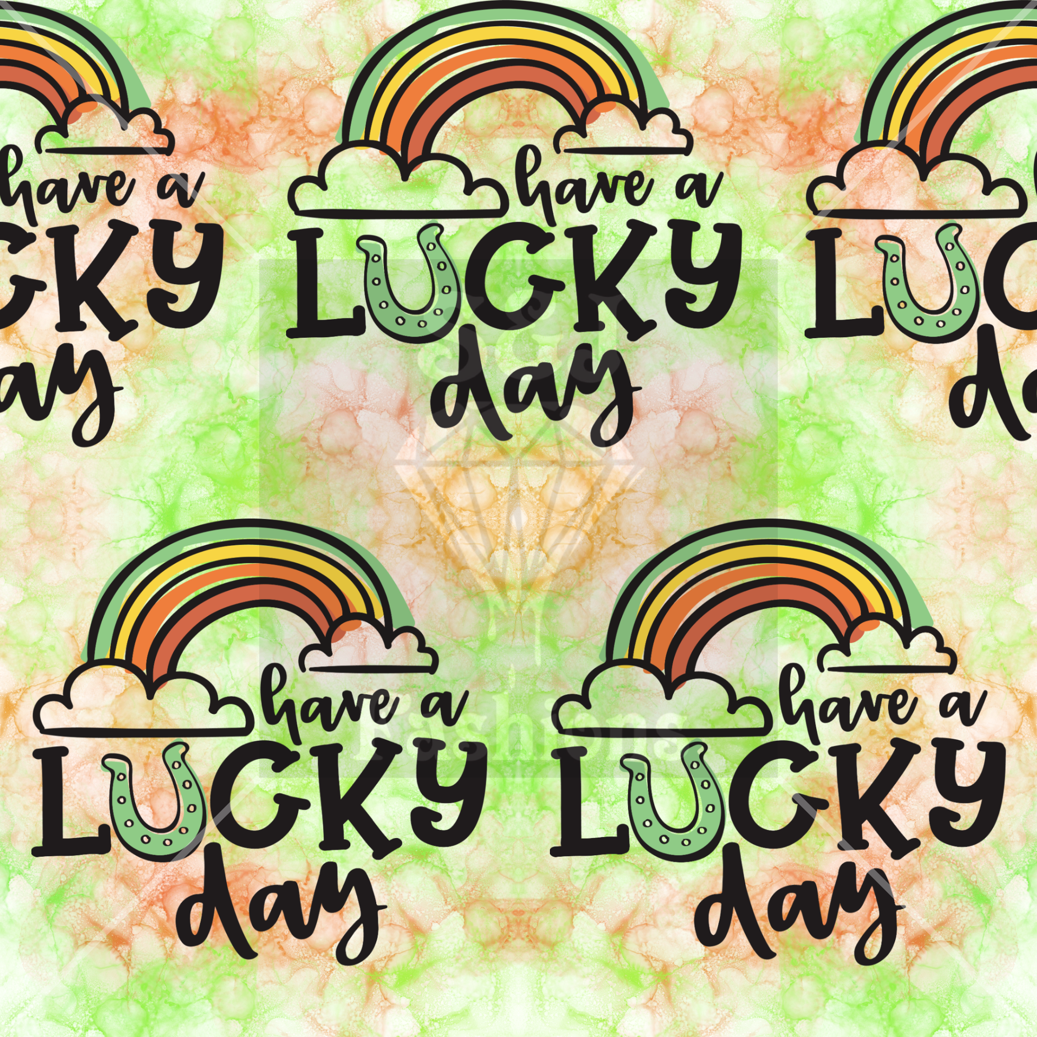 Have a lucky day St. Patricks Handmade