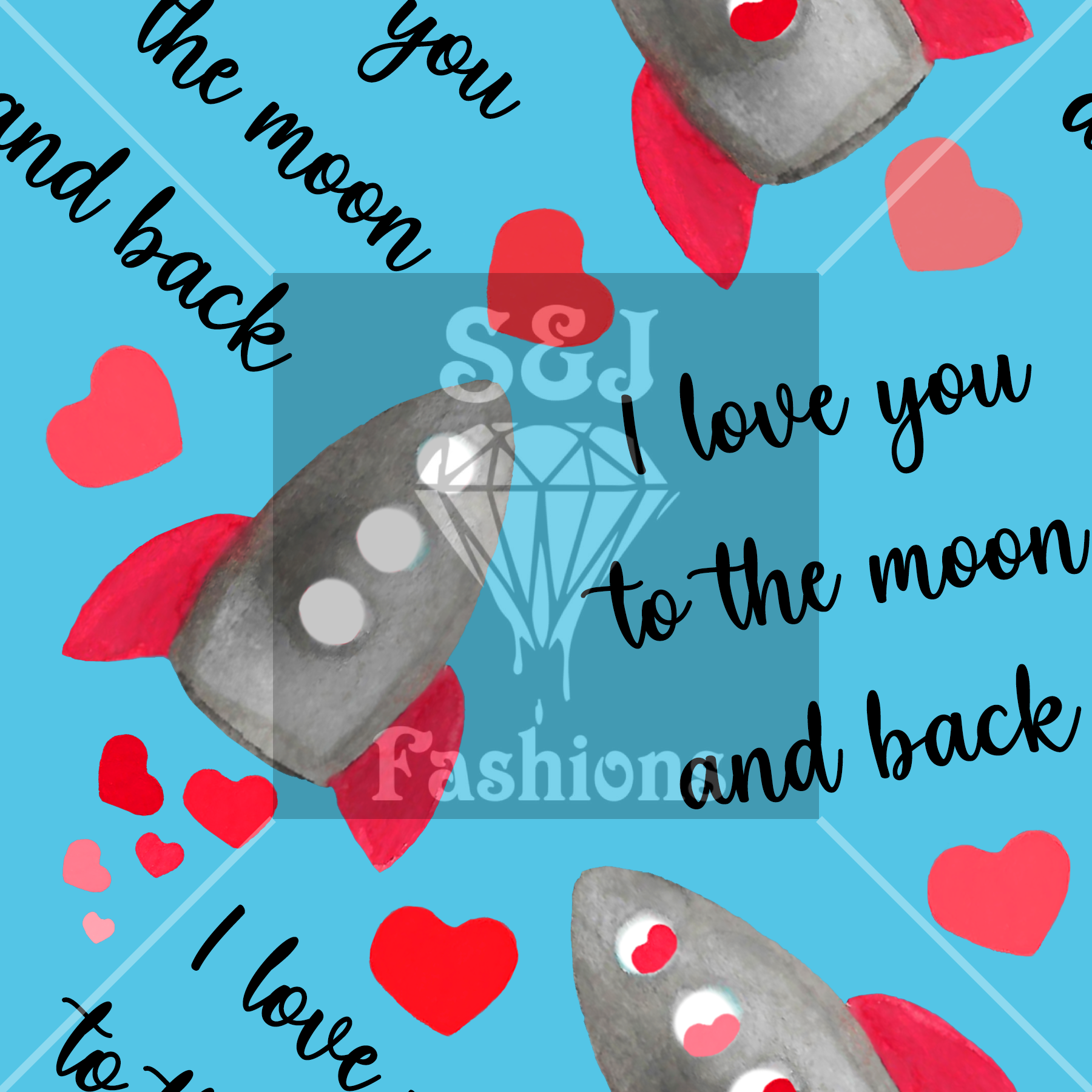 Rocket Valentines Handmade