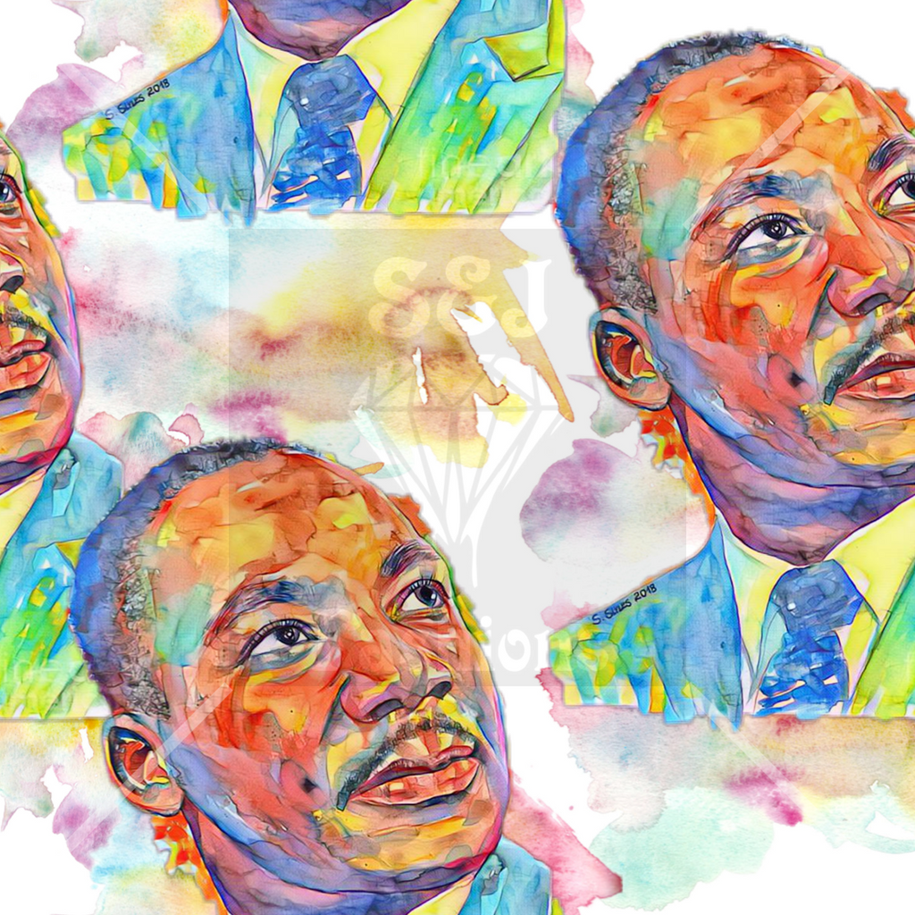 Martin Luther King MLK Handmade