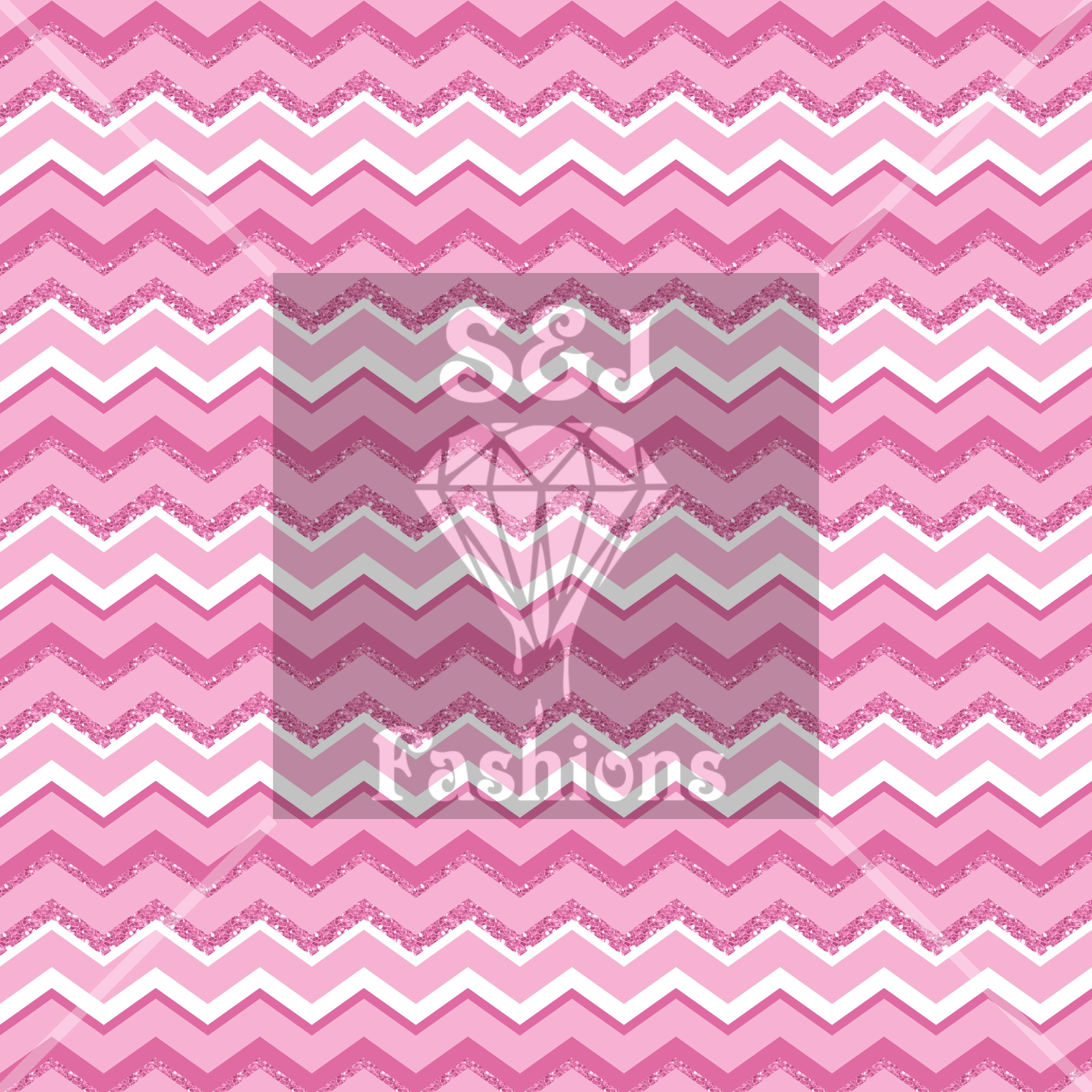 Pink Chevron Handmade