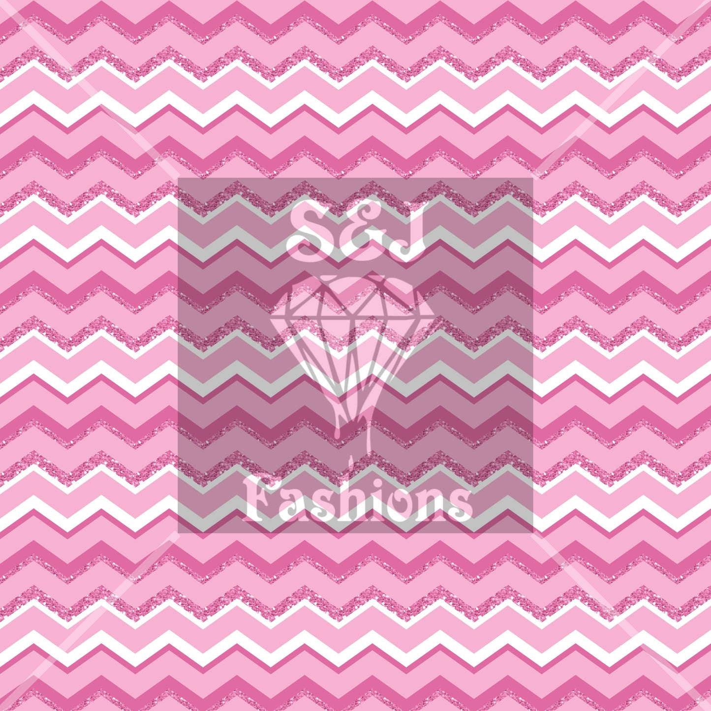 Pink Chevron Handmade