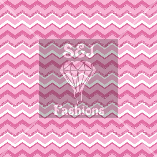 Pink Chevron Handmade