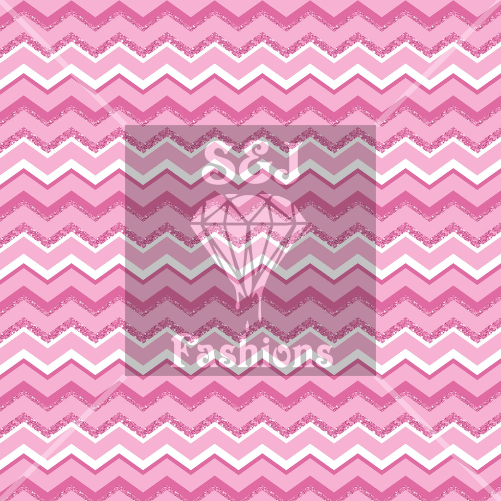 Pink Chevron Handmade