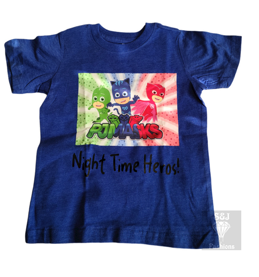 PJ Mask Boys Shirt Girls Shirt