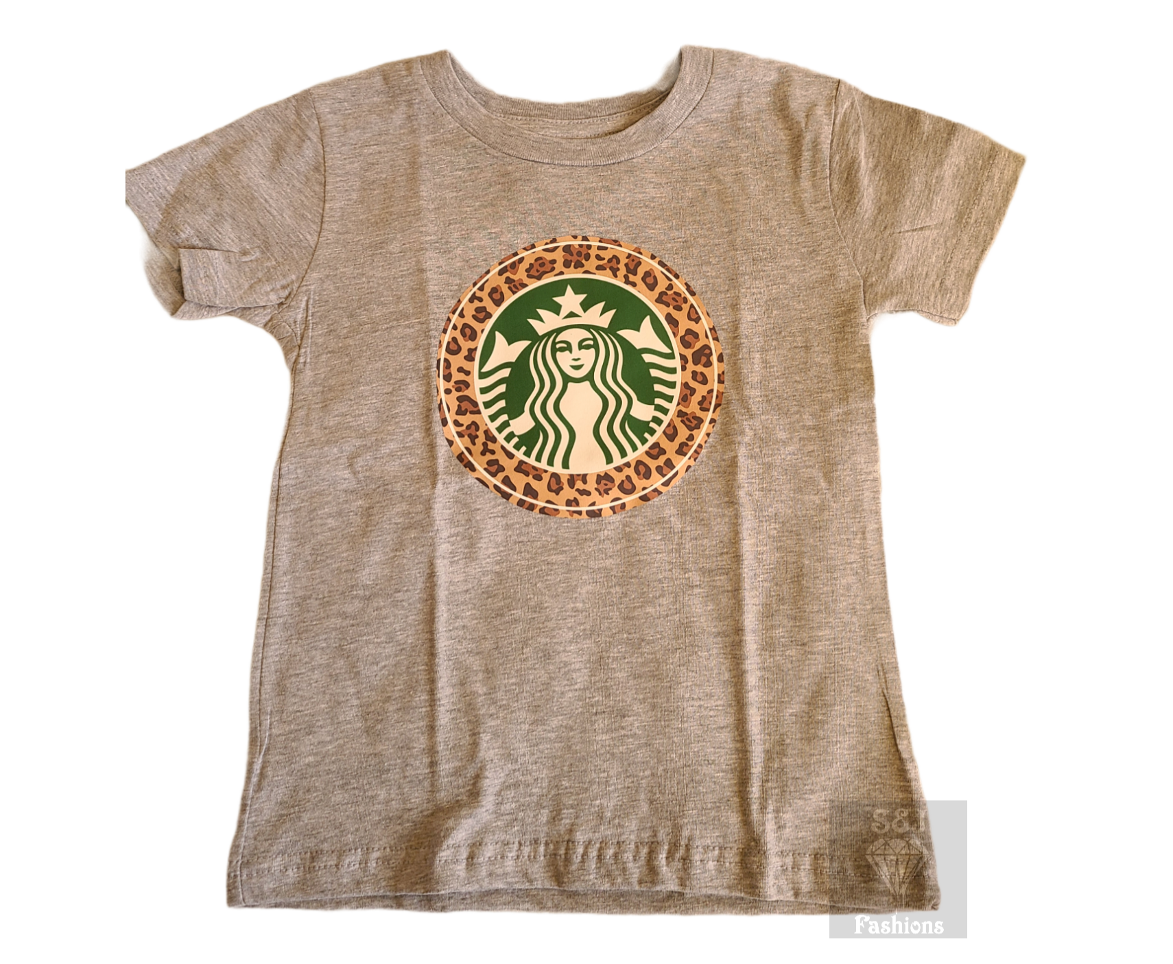 Starbucks Leopard Girls Shirt Ladies Shirt