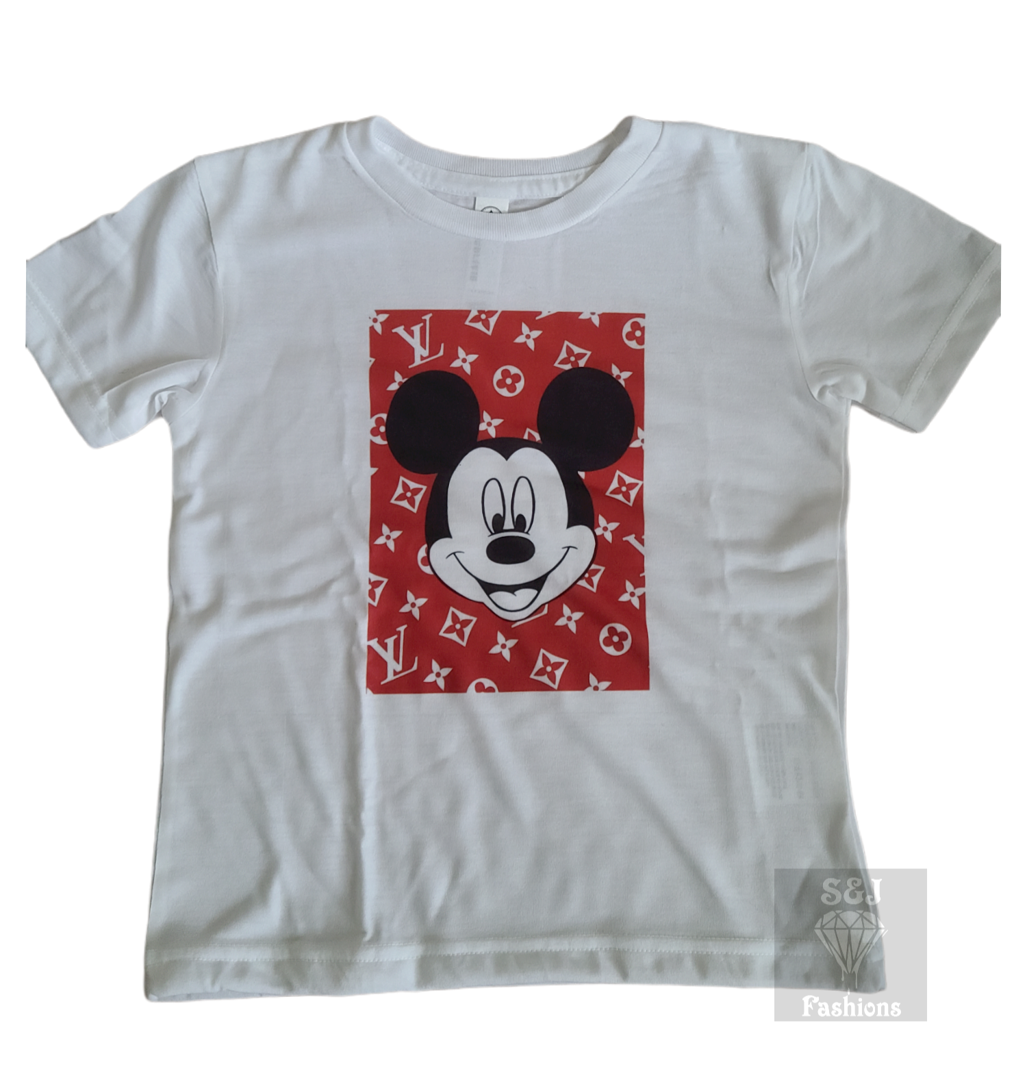 LV Mickey Designer Boys Shirt Girls Shirt Ladies Shirt Mens Shirt