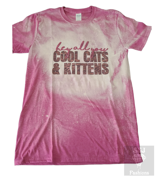 Hey All You Cool Cats & Kittens Girls Shirt Ladies Shirt