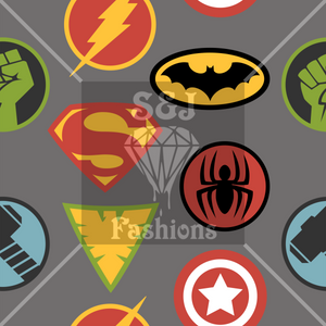 Superhero Logo Handmade