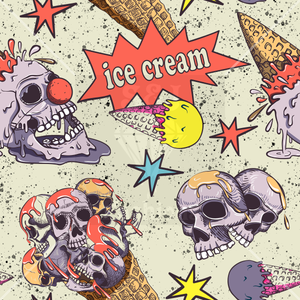 Spooky Ice Cream Halloween Handmade