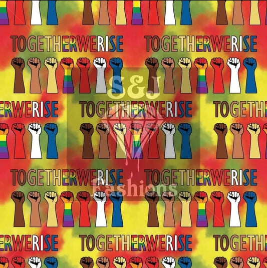 Together we rise Handmade BLM