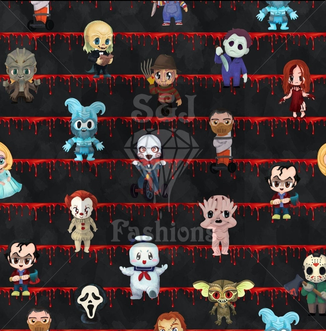 Drip Horror Characters Halloween Handmade