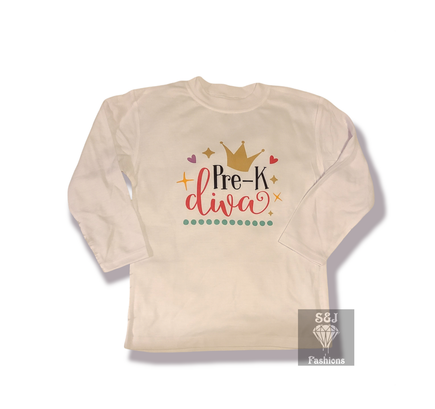 Pre-K Diva ANY GRADE available Girls Shirt