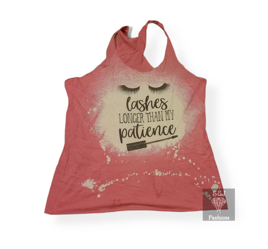 Lashes Longer Than My Patience Ladies Shirt