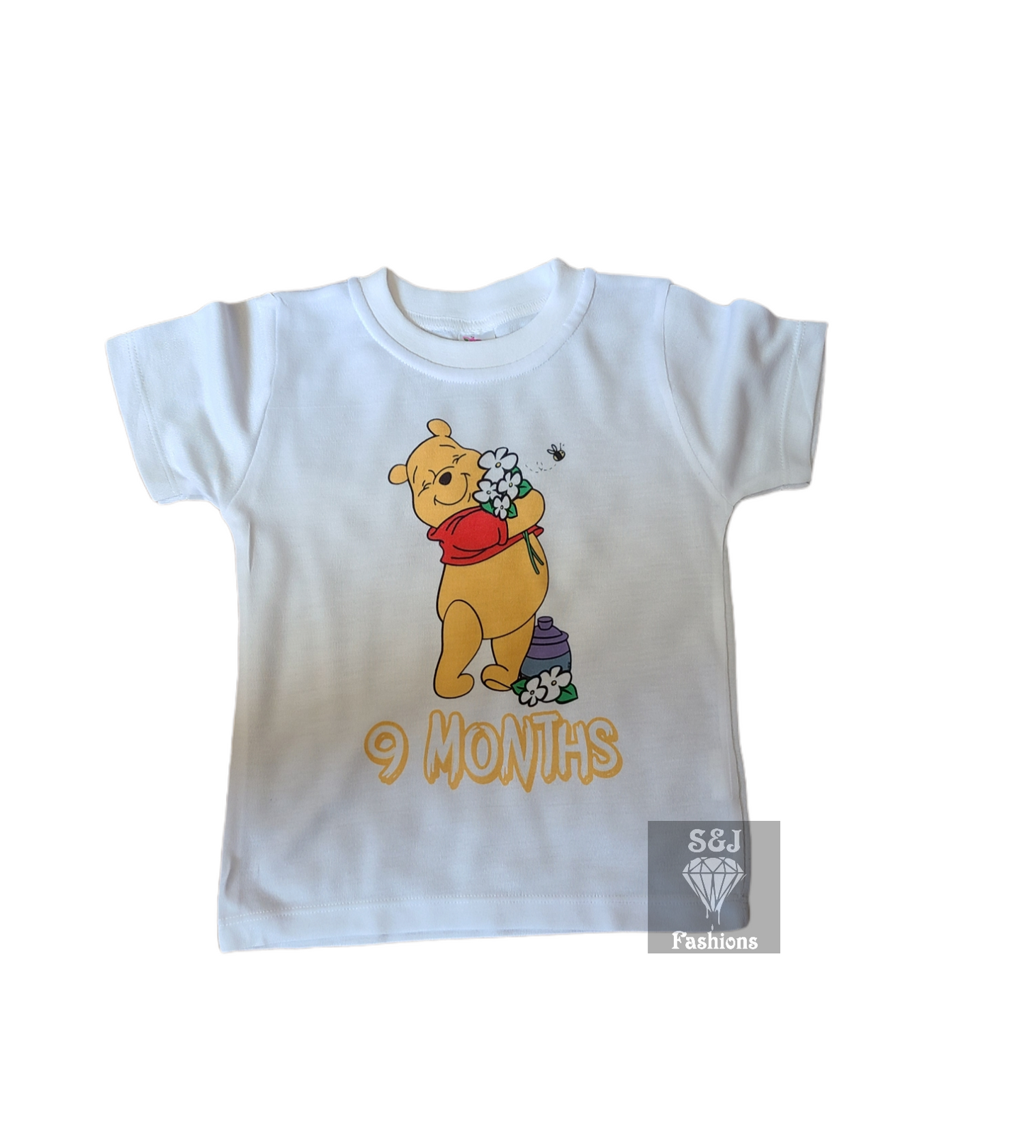Winnie the Pooh Milestone Girls Shirt Boys Shirt