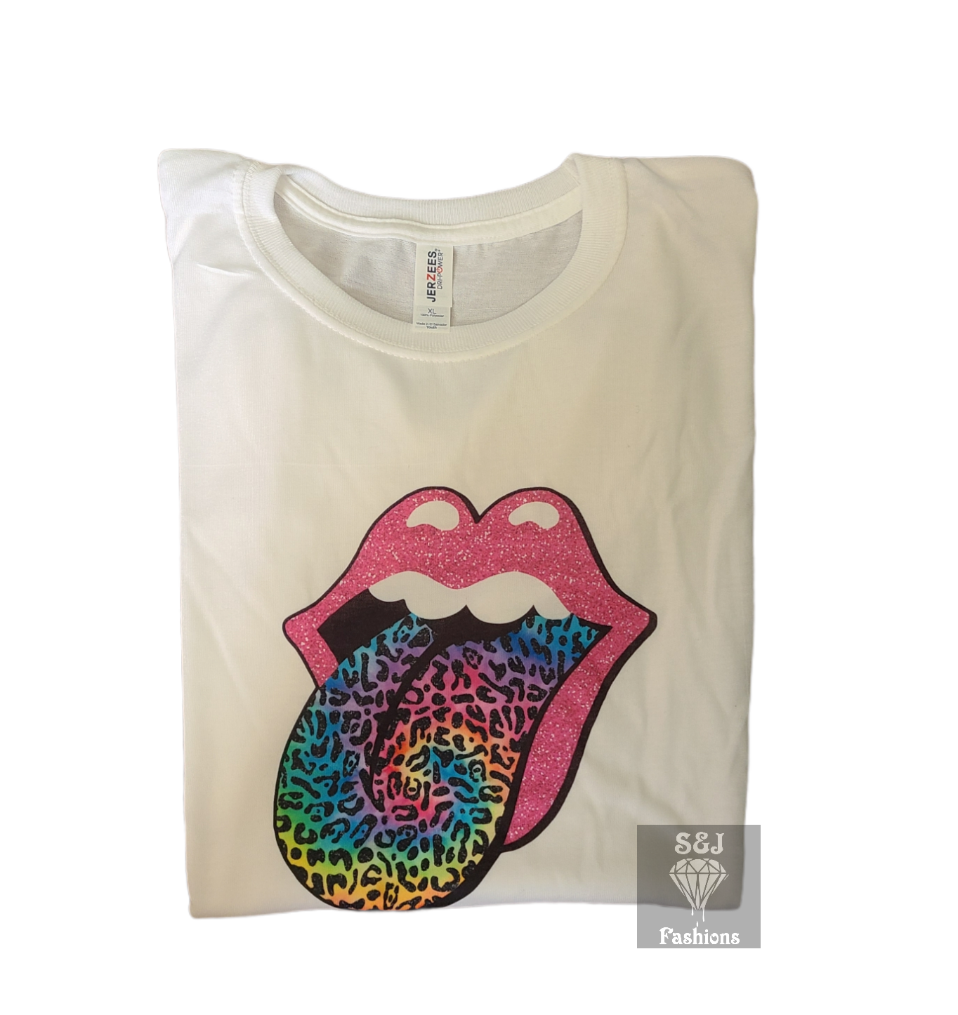Cheetah Tongue Girls Shirt Ladies Shirt