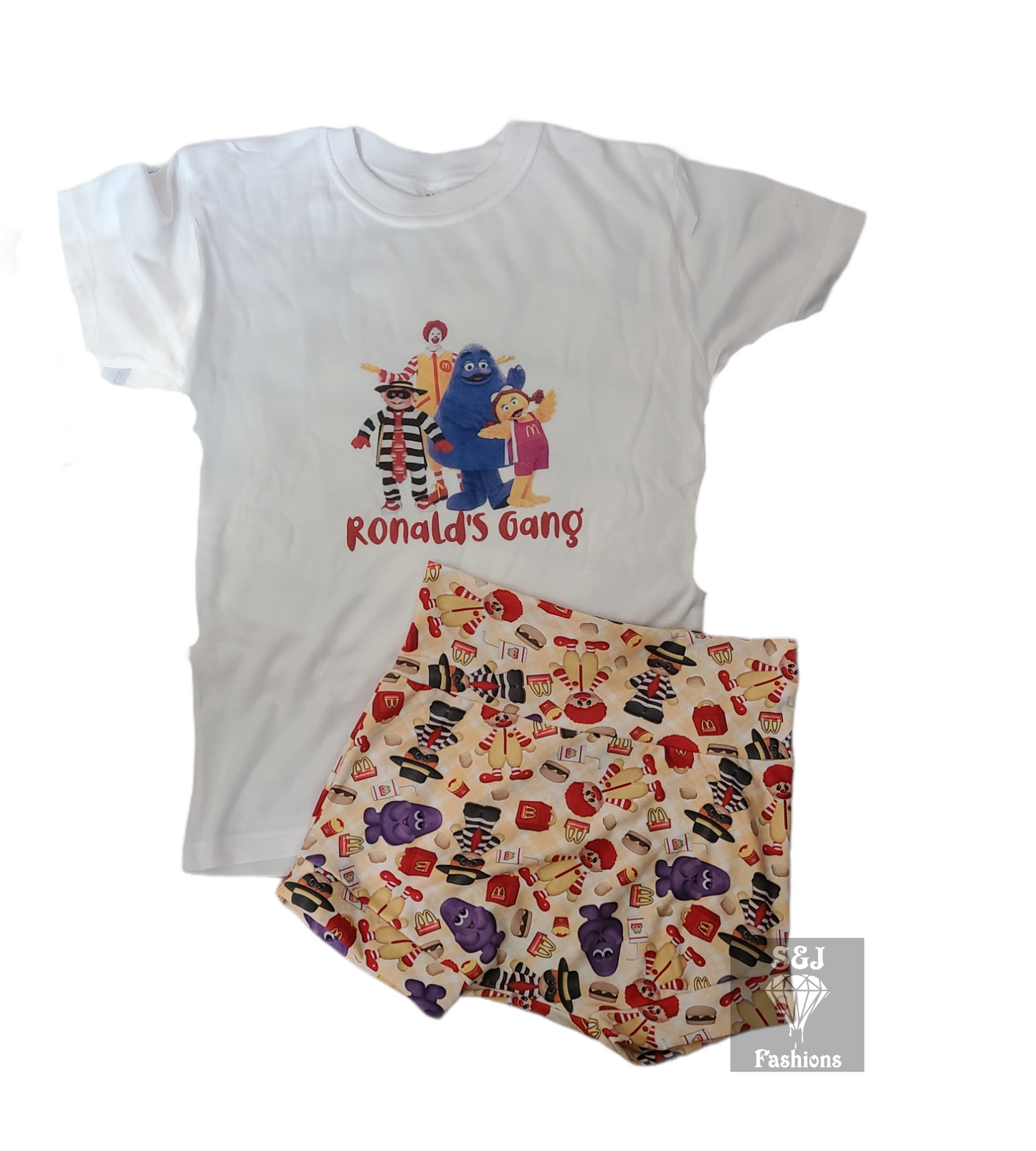 Ronalds Gang McDondals Girls Shirt boys Shirt