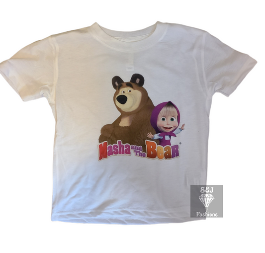 Masha the Bear Ladies Shirt Girls Shirt