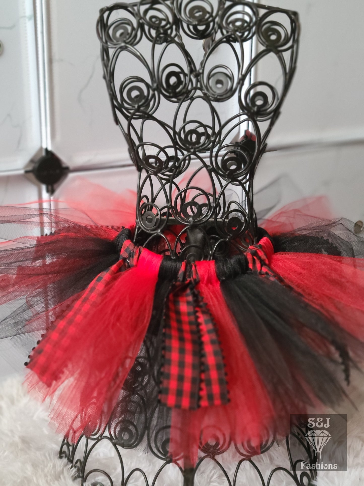 Buffalo Plaid Tutu Christmas