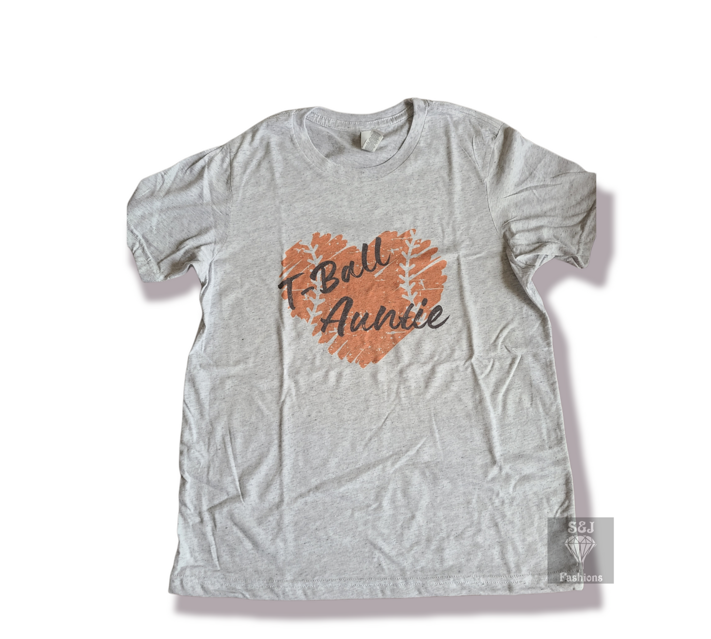 T-Ball Mom TT Auntie Ladies Shirt