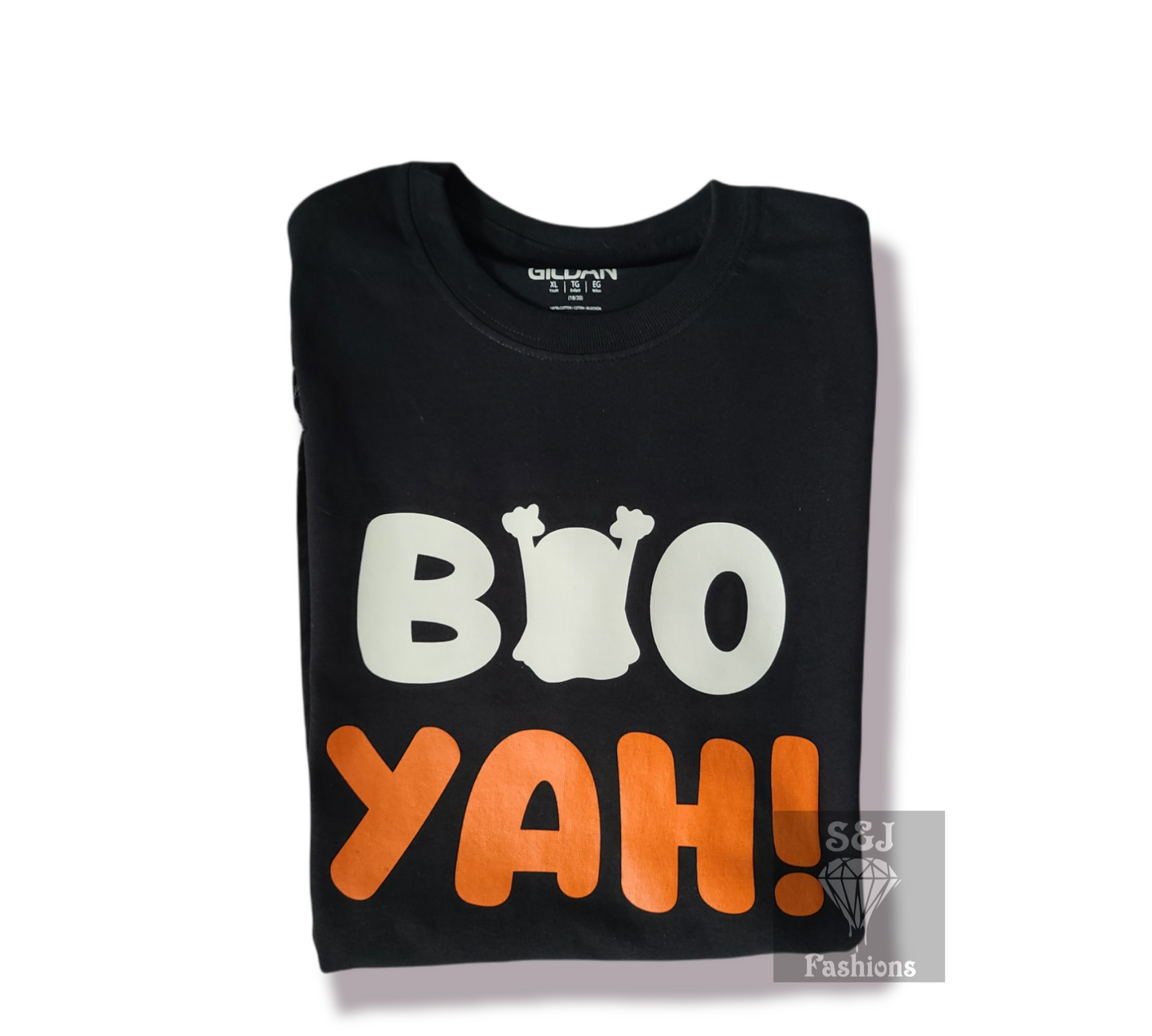 Boo Yah Halloween Boys Shirt Girls Shirt Ladies Shirt Mens Shirt